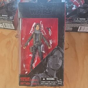Star Wars Jyn Erso Figure in Black and Gray
